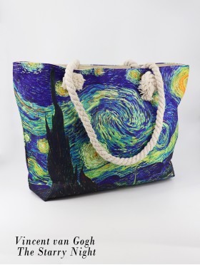Vincent van Gogh: The Starry Night Oil Painting Shoulder Bag